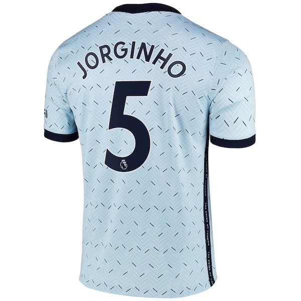 Camiseta Chelsea NO.5 Jorginho Replica Segunda Ropa 2020/21 Azul